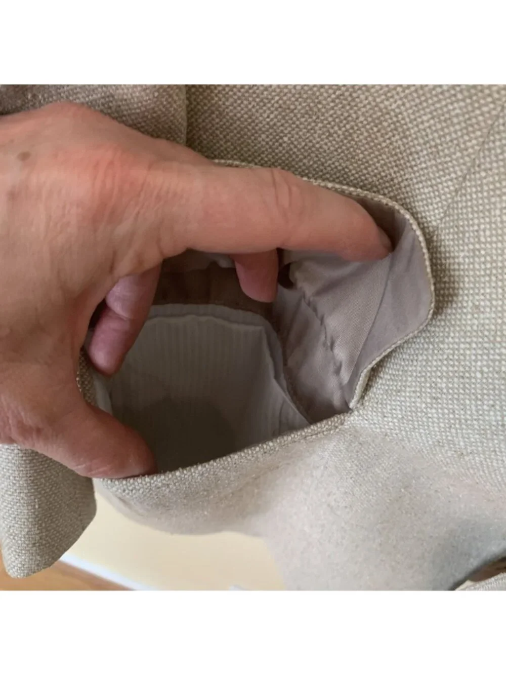 Versini tailored beige